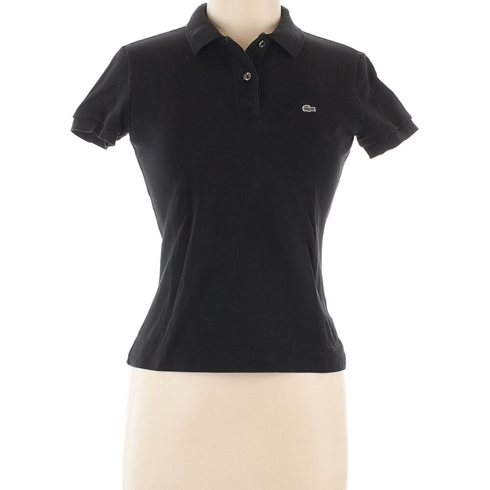 Vintage Lacoste Black Short Sleeve Polo Shirt